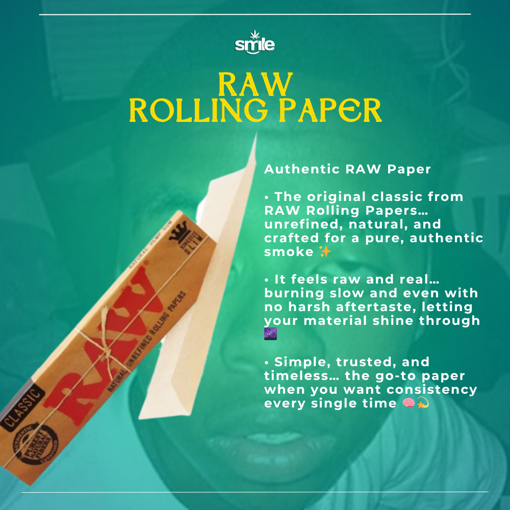 RAW ROLLING PAPERS 🍃✨
