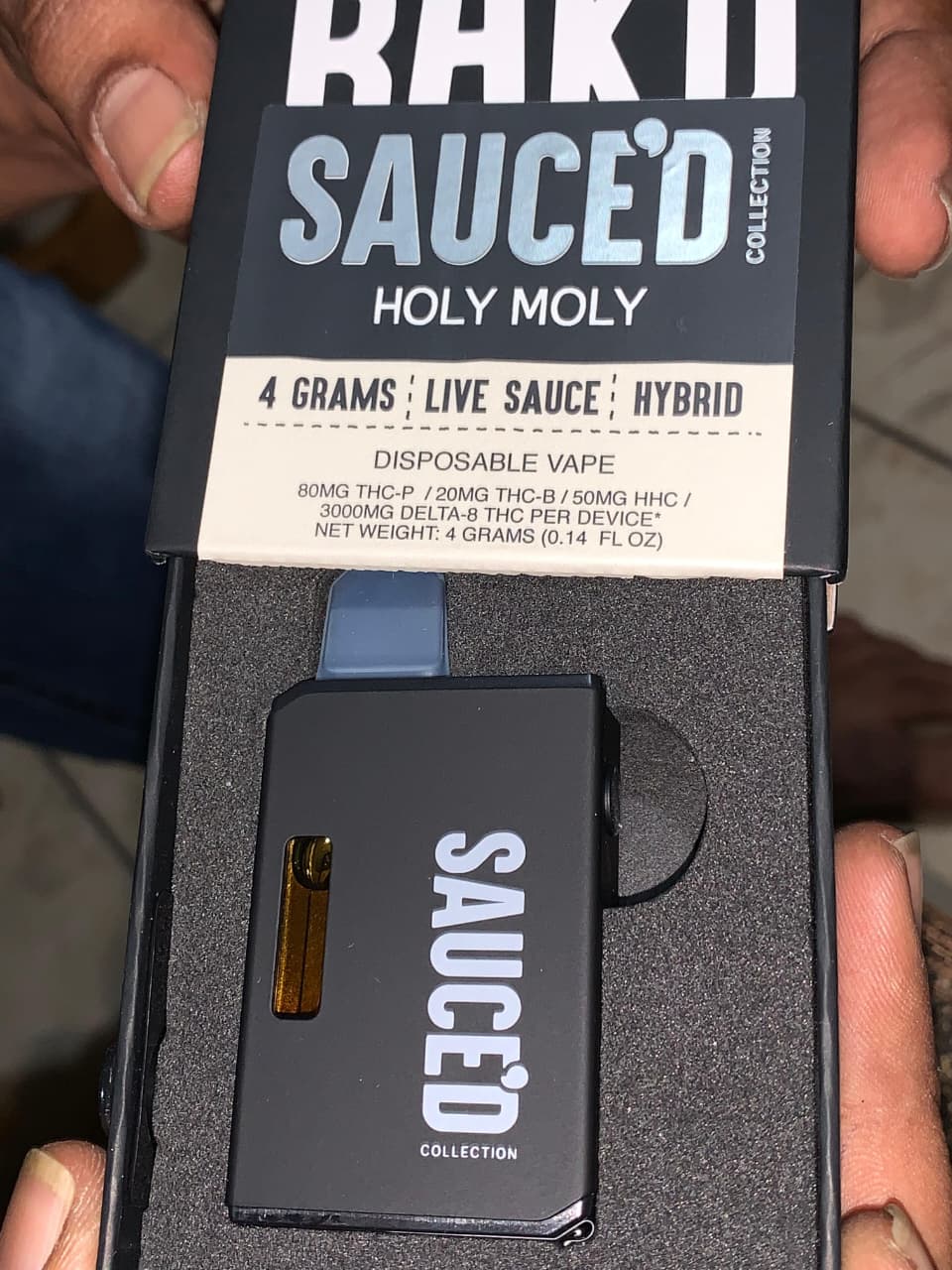 ☁️ SAUCED 4000MG THC VAPE